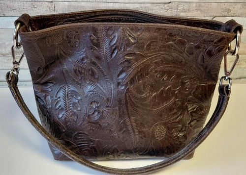 Schöne braune ledertasche - schöne,
