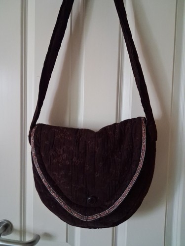 Cordtasche dunkelbraun