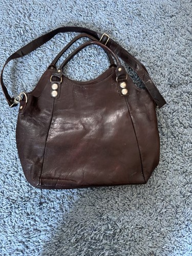 Tasche leder dunkelbraun - tasche,