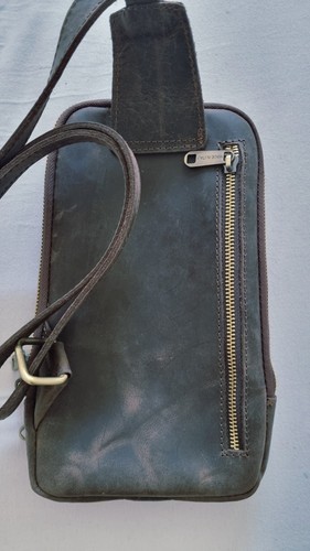 Echt leder tasche cross body - leder,