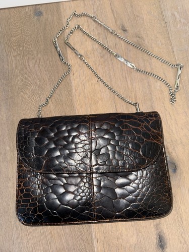 Vintage leder tasche - vintage,